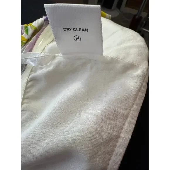 Reformation Marjorelle Marcelle Crop Top Watercolor Print M - Picture 13 of 13